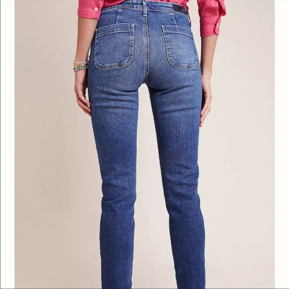 Anthropologie ag Stevie High-Rise Skinny jeans 26 - Picture 3 of 6